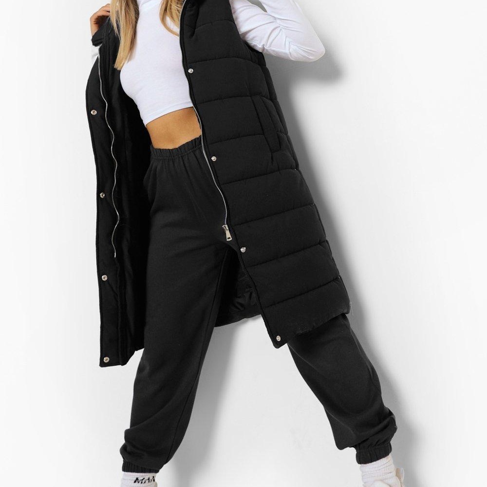 Puffer long vest